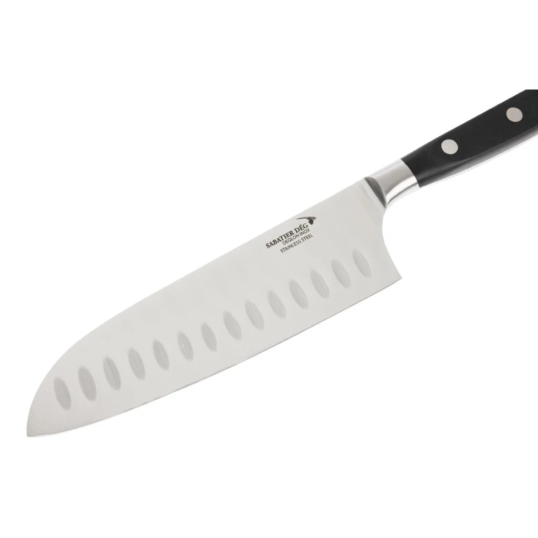 Deglon Sabatier Santoku Knife Black 18.3cm - Image 3