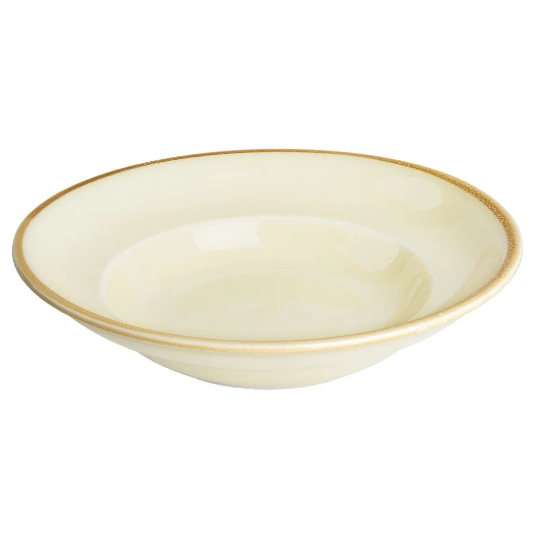 Olympia Kiln Pasta Bowls Sandstone 250mm (4 Pack) - Image 3