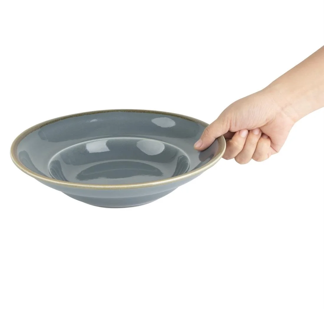 Olympia Kiln Pasta Bowls Ocean 250mm (4 Pack) - Image 5