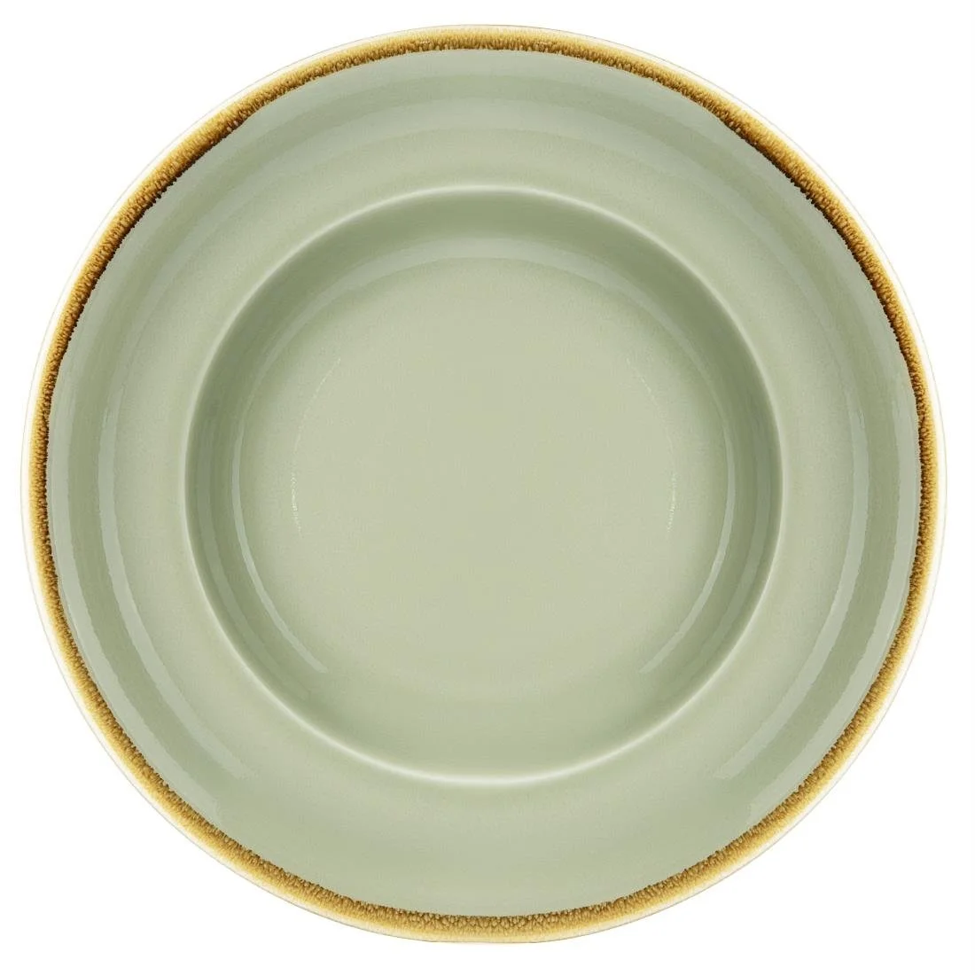Olympia Kiln Pasta Bowls Moss 250mm (4 Pack) - Image 1