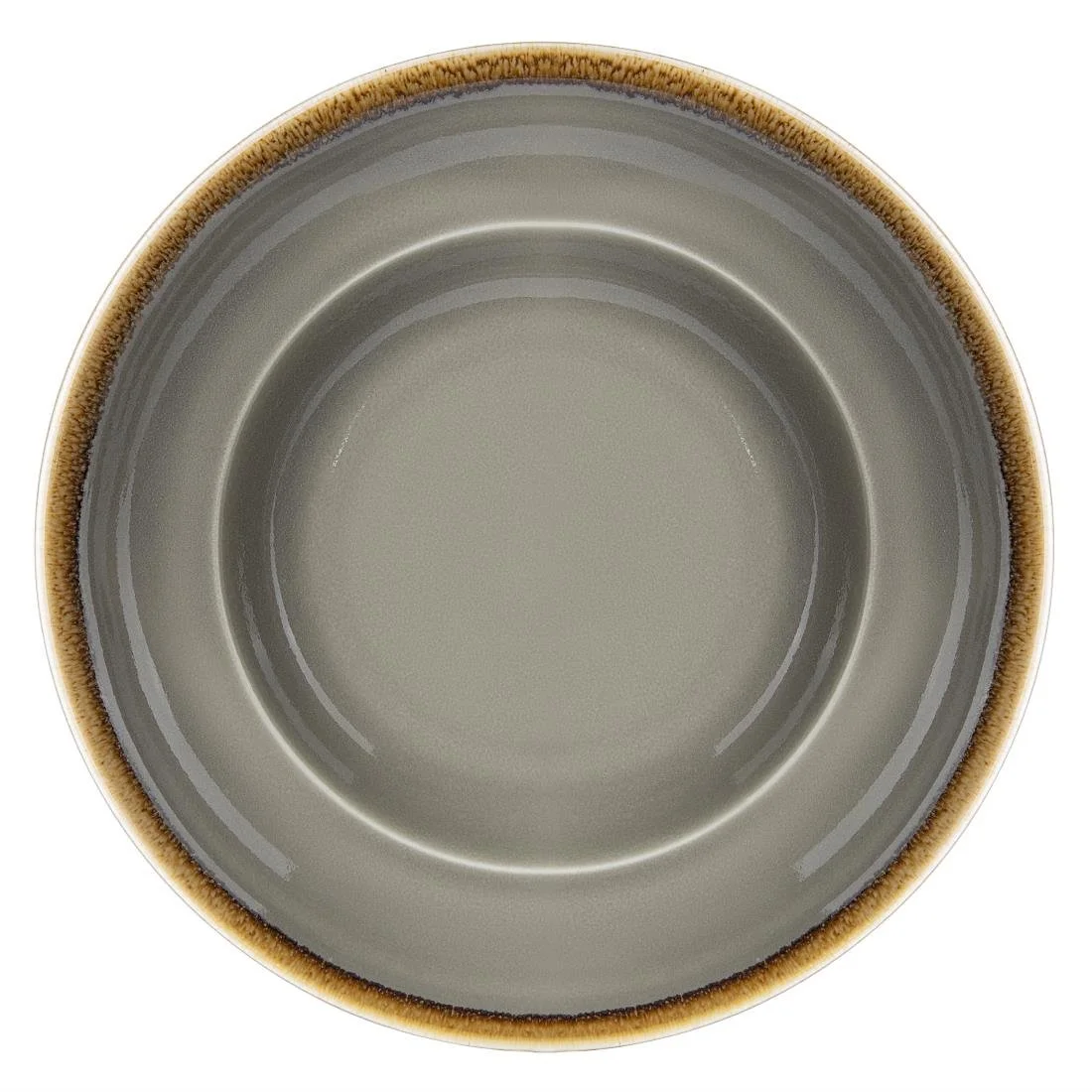 Olympia Kiln Pasta Bowls Smoke 250mm (4 Pack) - Image 1