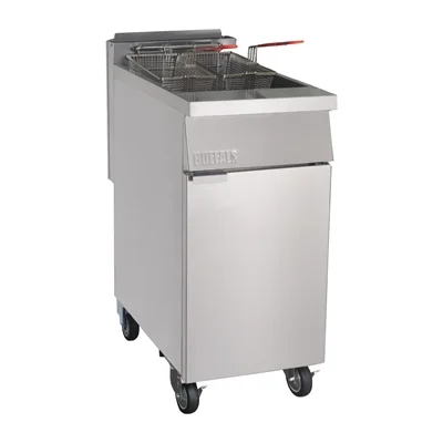 Buffalo Single Tank Twin Basket Freestanding Gas Fryer - Image 1