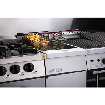 Buffalo Single Tank Twin Basket Freestanding Gas Fryer - Image 7