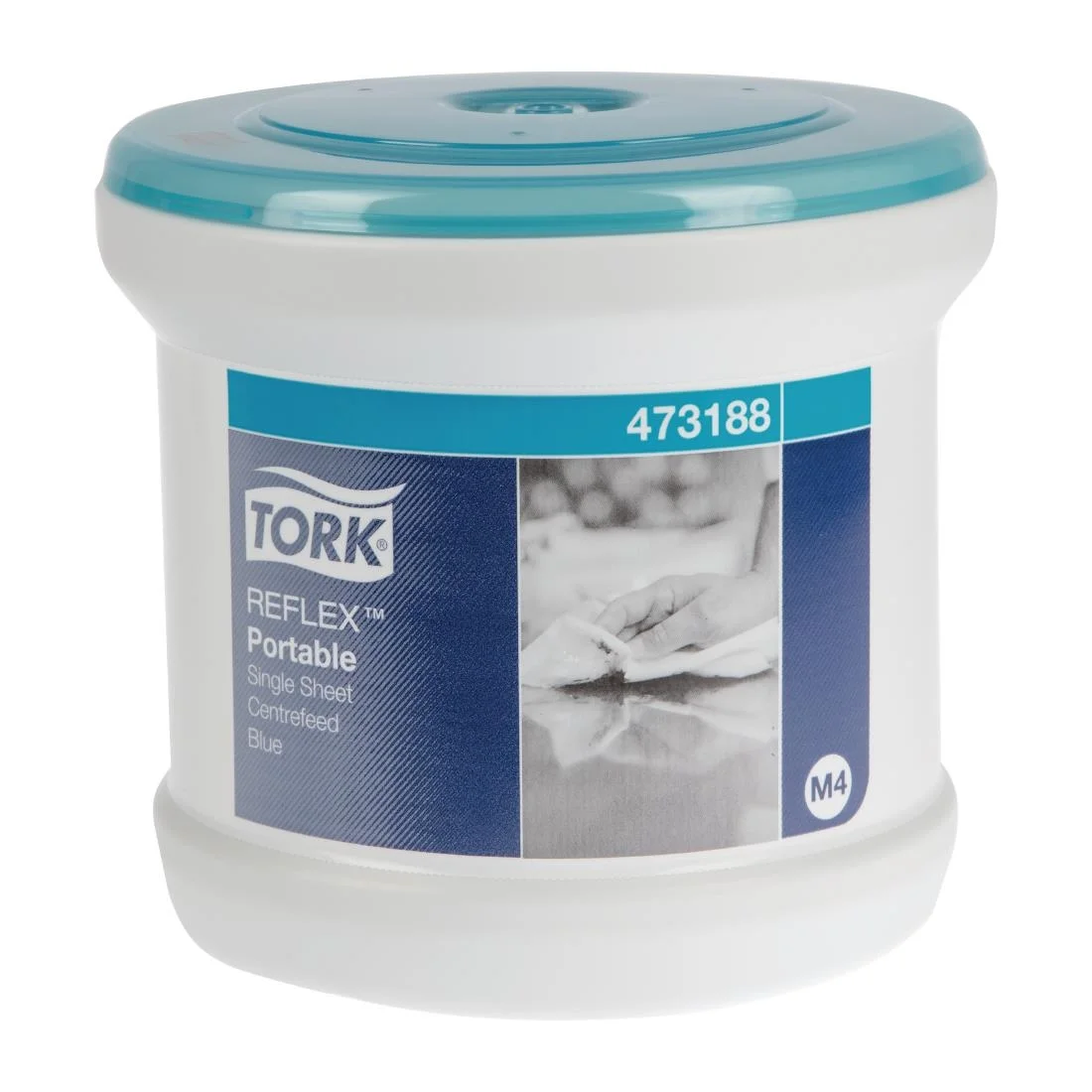 Tork Reflex Portable Dispenser and Blue Roll Starter Pack