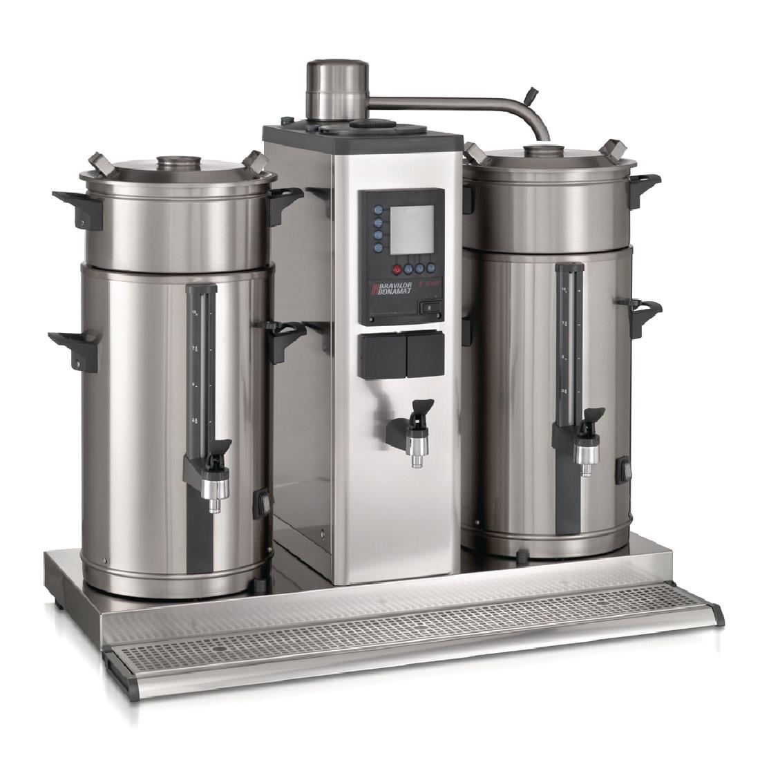 Bravilor B10 HW Bulk Coffee Brewer with 2x10Ltr Coffee Urns and Hot Water Tap 3 Phase