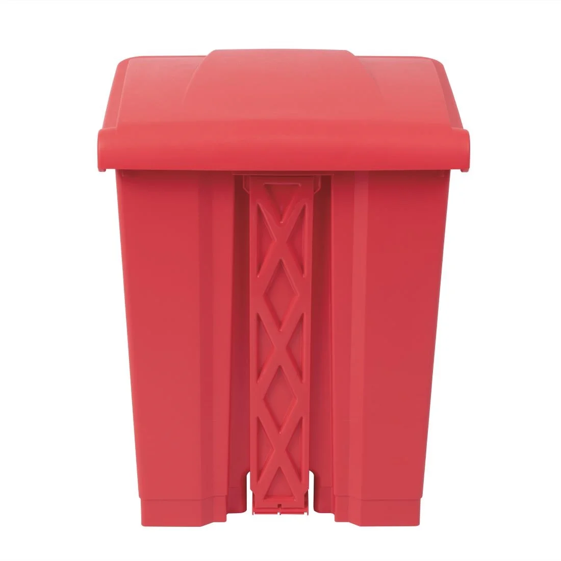 Jantex Kitchen Pedal Bin Red 65Ltr - Image 3