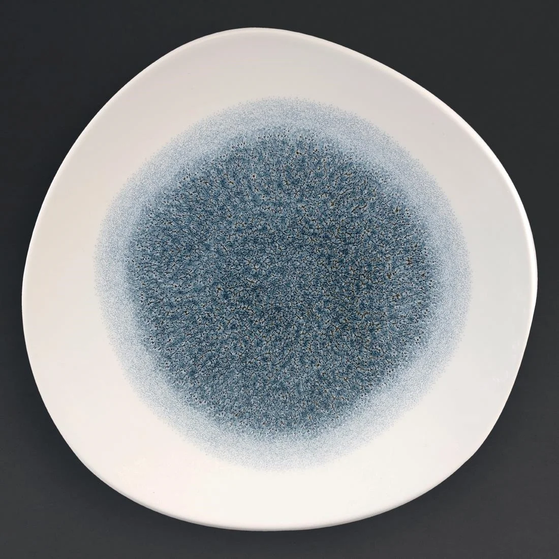 Churchill Studio Prints Raku Trace Round Plate Topaz Blue 264mm