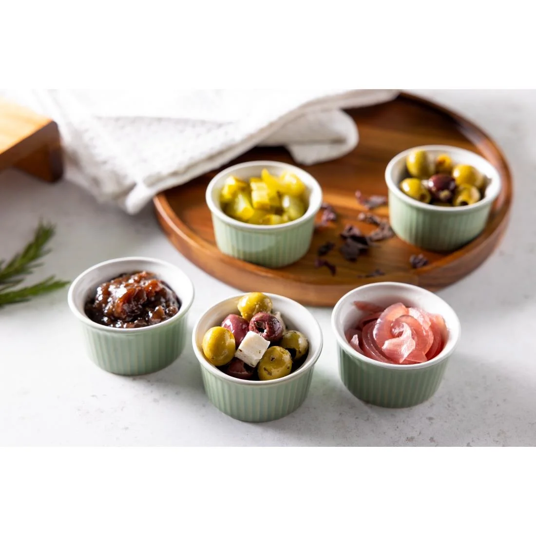 Olympia Pastel Ramekin Green 70ml - Image 12