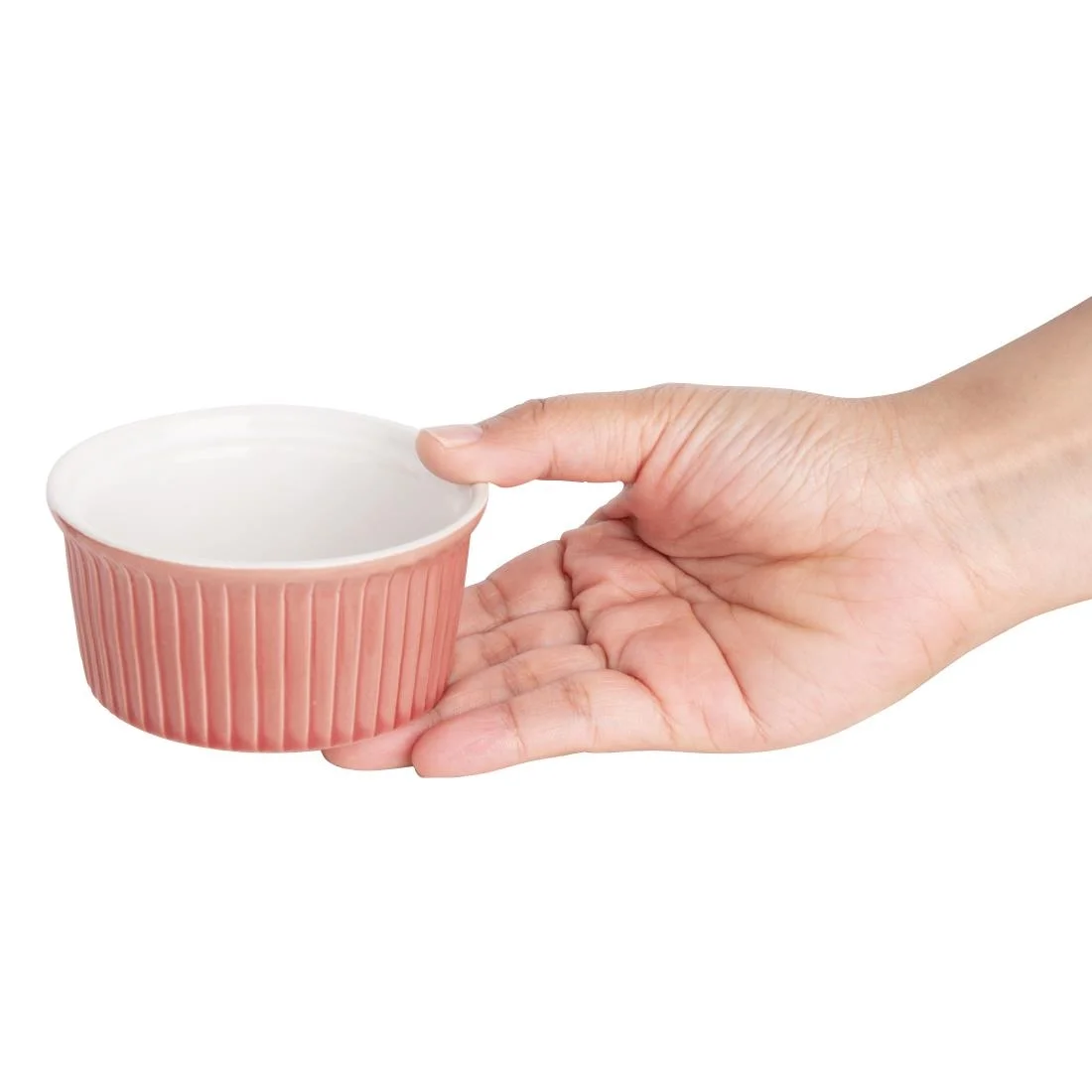 Olympia Pastel Ramekin Red 145ml - Image 3