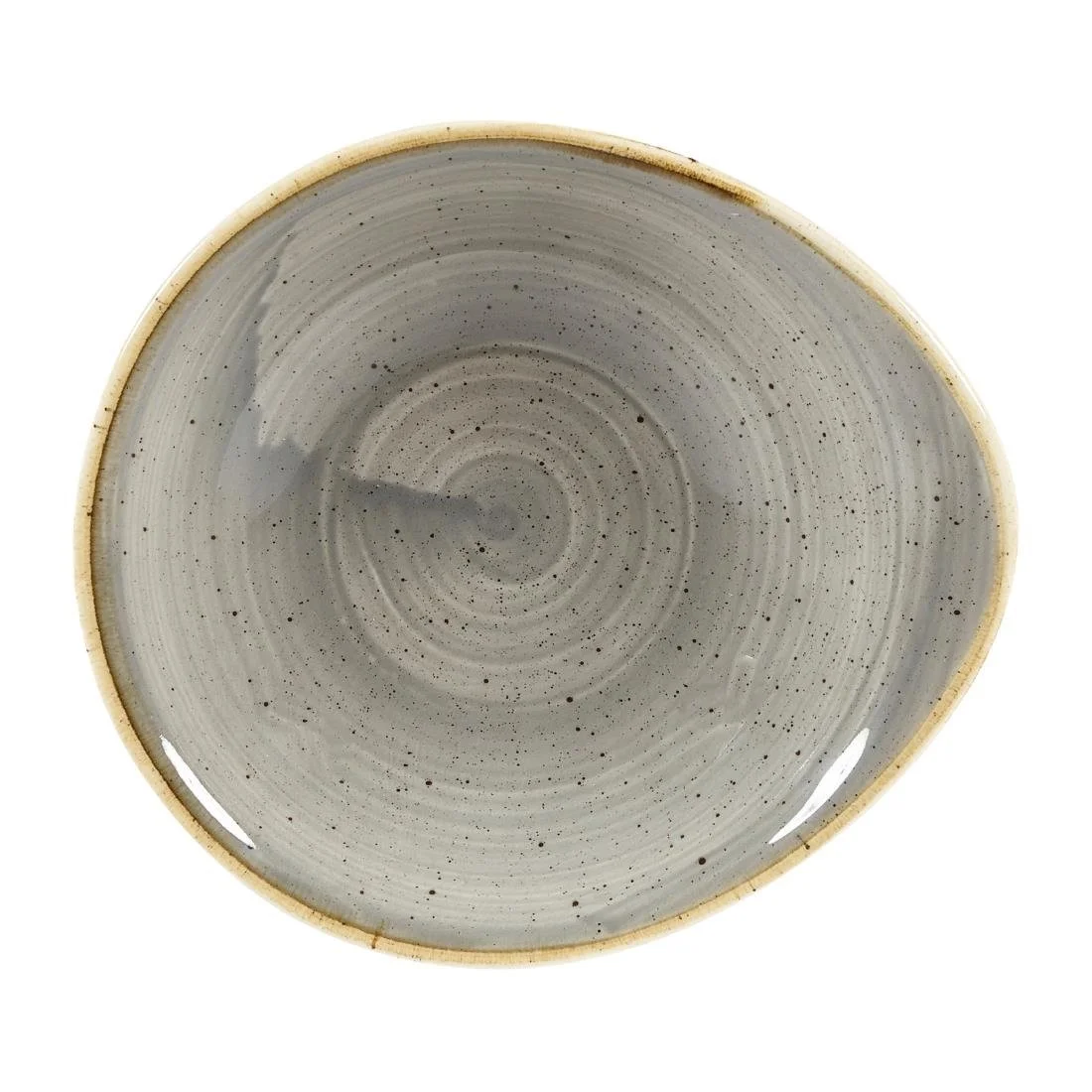 Churchill Stonecast Round Dishes Peppercorn Grey 160mm (12 Pack) - Image 1