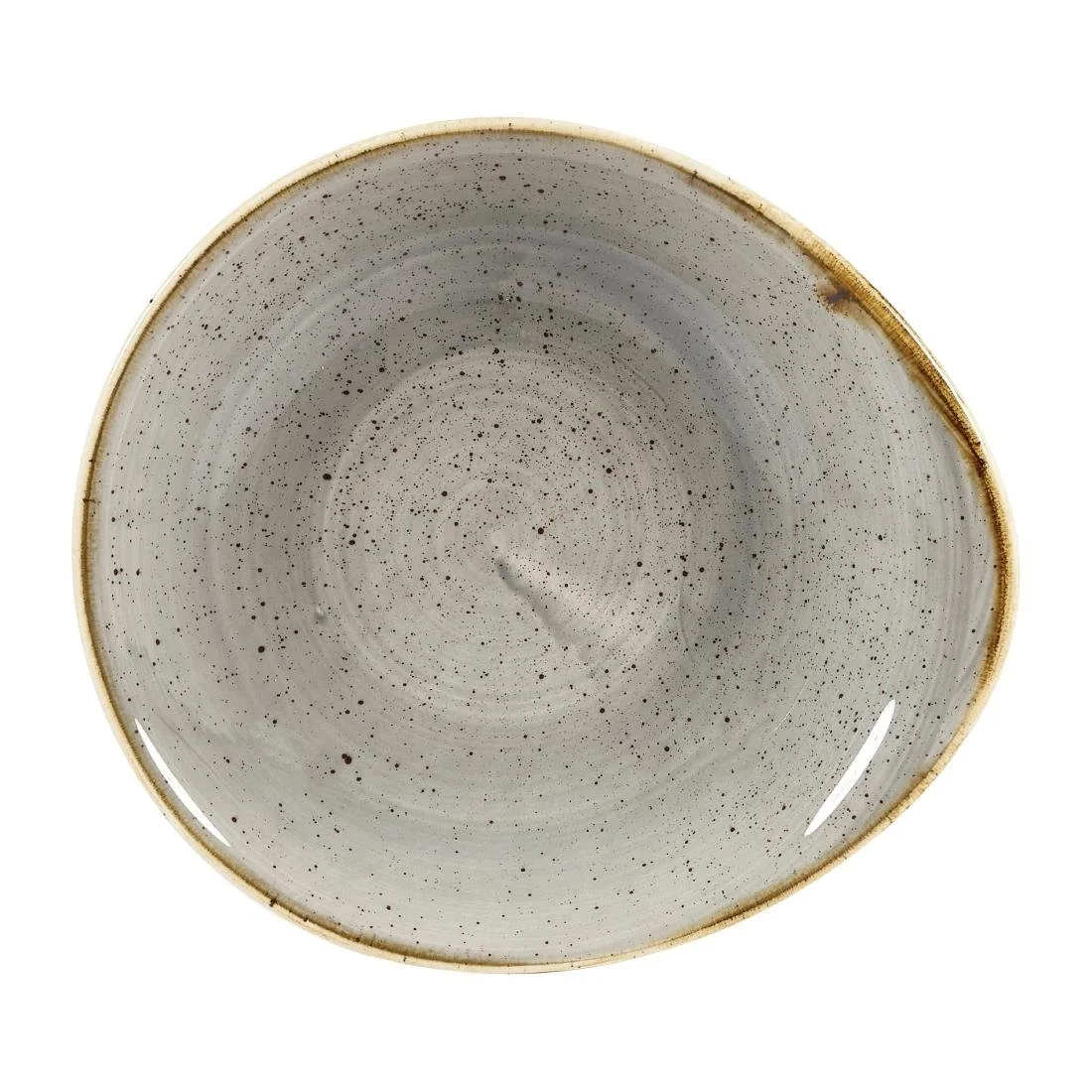 Churchill Stonecast Round Dishes Peppercorn Grey 185mm (12 Pack) - Image 1