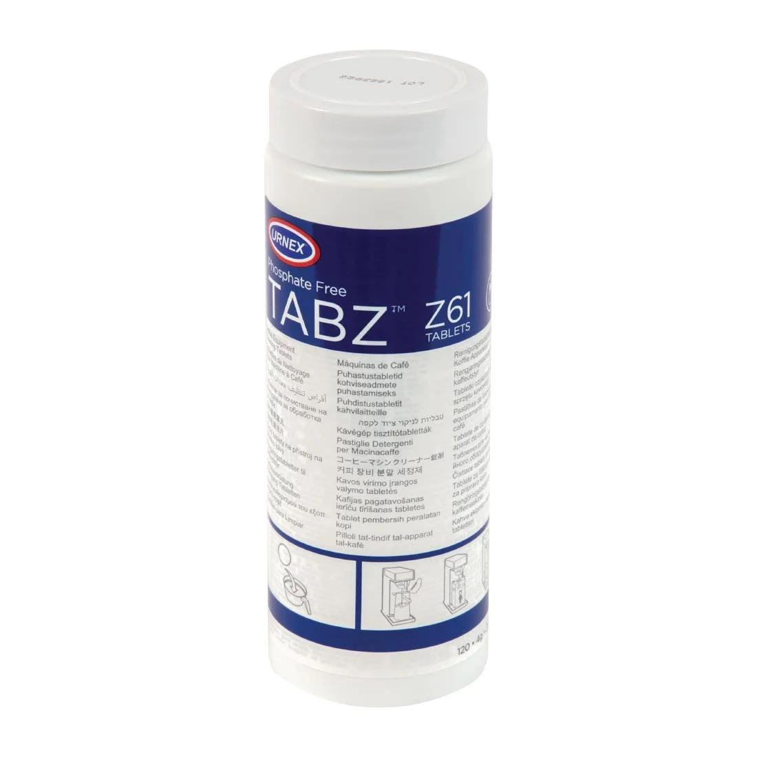 Urnex Tabz Coffee Equipment Cleaner Tablets 4g (120 Pack)