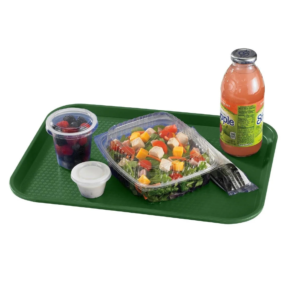 Cambro Polypropylene Fast Food Tray Green 410mm - Image 2