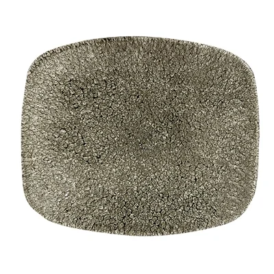 Churchill Studio Prints Raku Rectangular Plates Quartz Black 154mm (12 Pack)