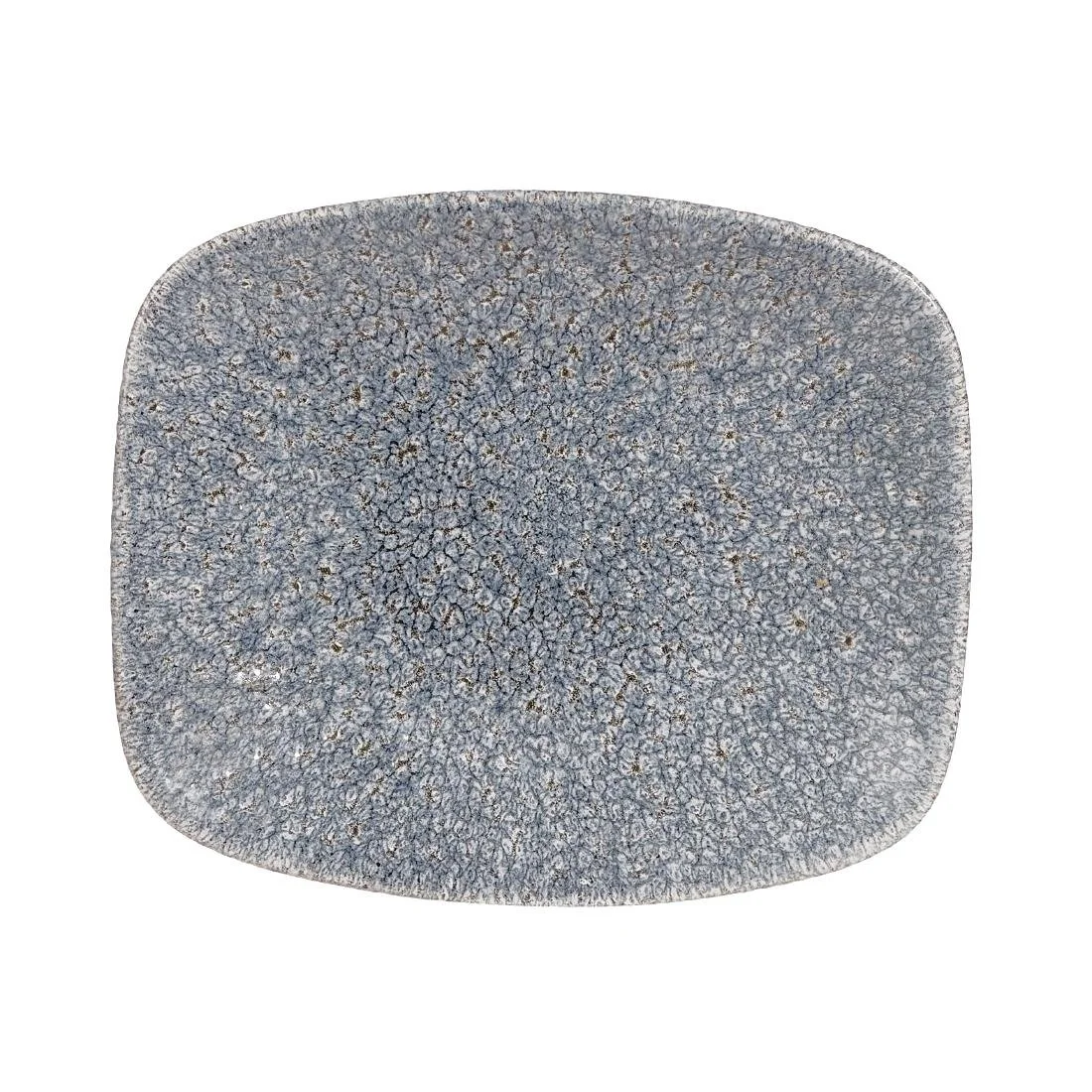 Churchill Studio Prints Raku Rectangular Plates Topaz Blue 154mm (12 Pack)