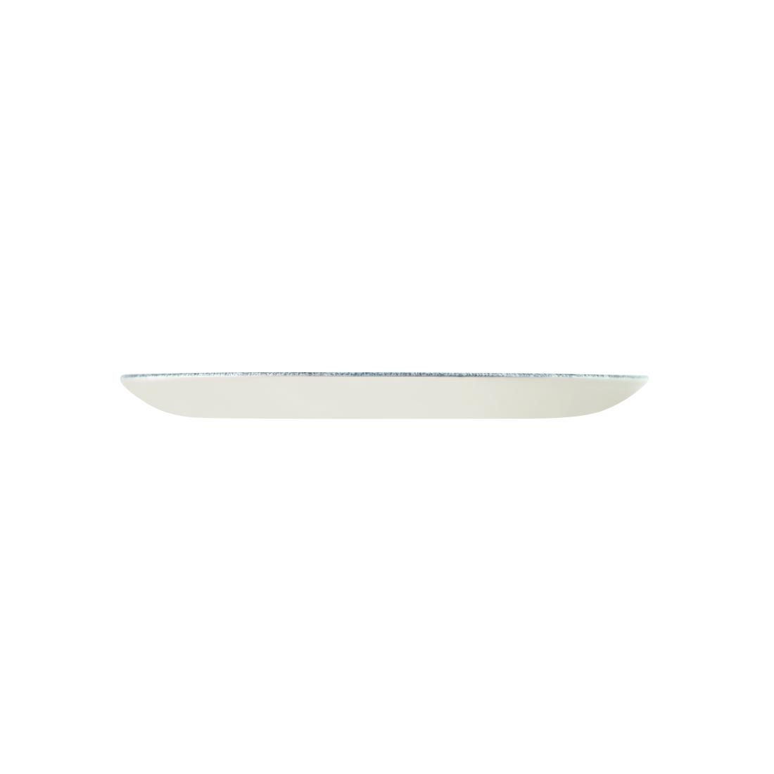 Churchill Studio Prints Raku Large Round Coupe Plate Topaz Blue 288mm