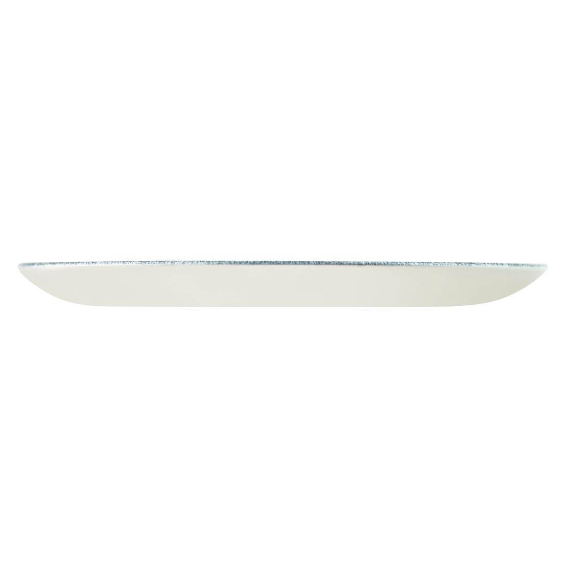 Churchill Studio Prints Raku Round Coupe Plate Topaz Blue 260mm