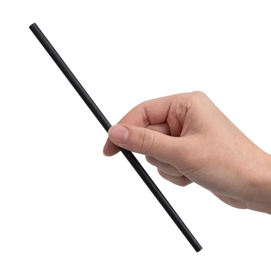 Fiesta Compostable Paper Straws Black (Pack of 250) - Image 3