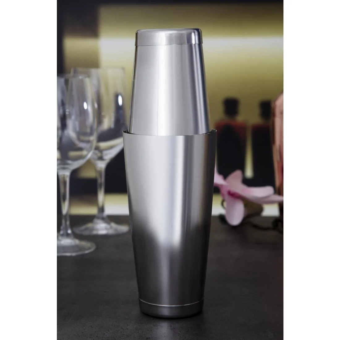 Beaumont Mezclar Tin on Tin Boston Cocktail Shaker Stainless Steel - Image 8