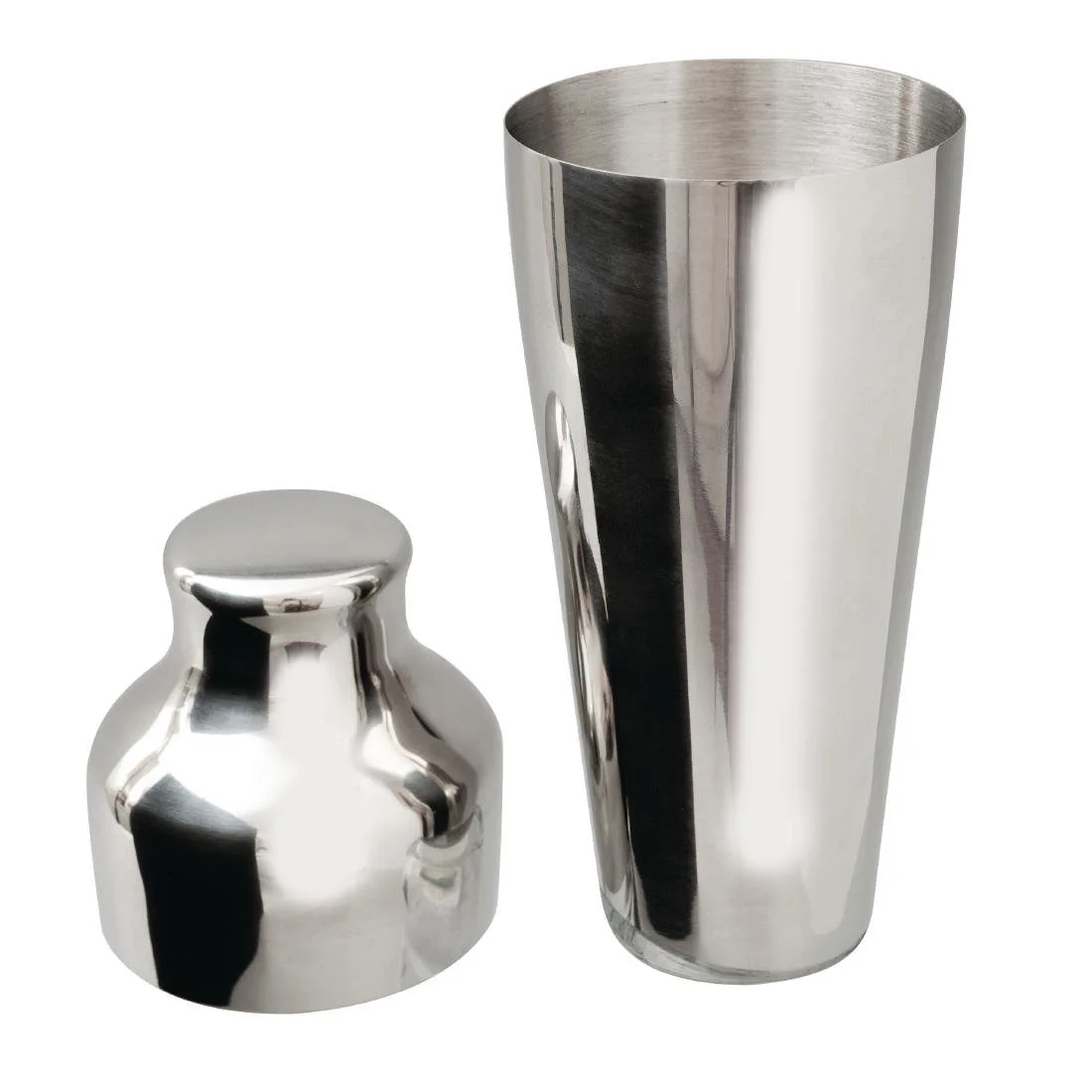 Beaumont Mezclar Art Deco French Cocktail Shaker Stainless Steel 550ml - Image 2