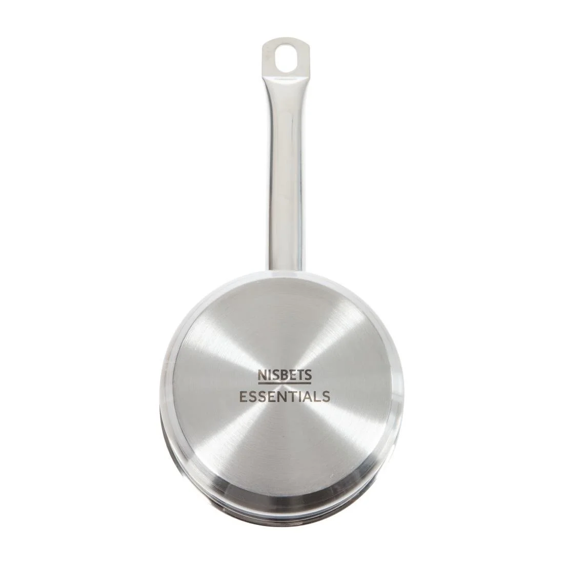 Nisbets Essentials Stainless Steel Saucepan with Lid 14cm - Image 5