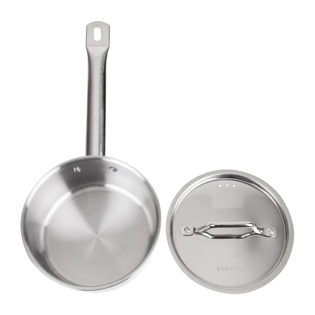 Nisbets Essentials Stainless Steel Saucepan with Lid 16cm - Image 5