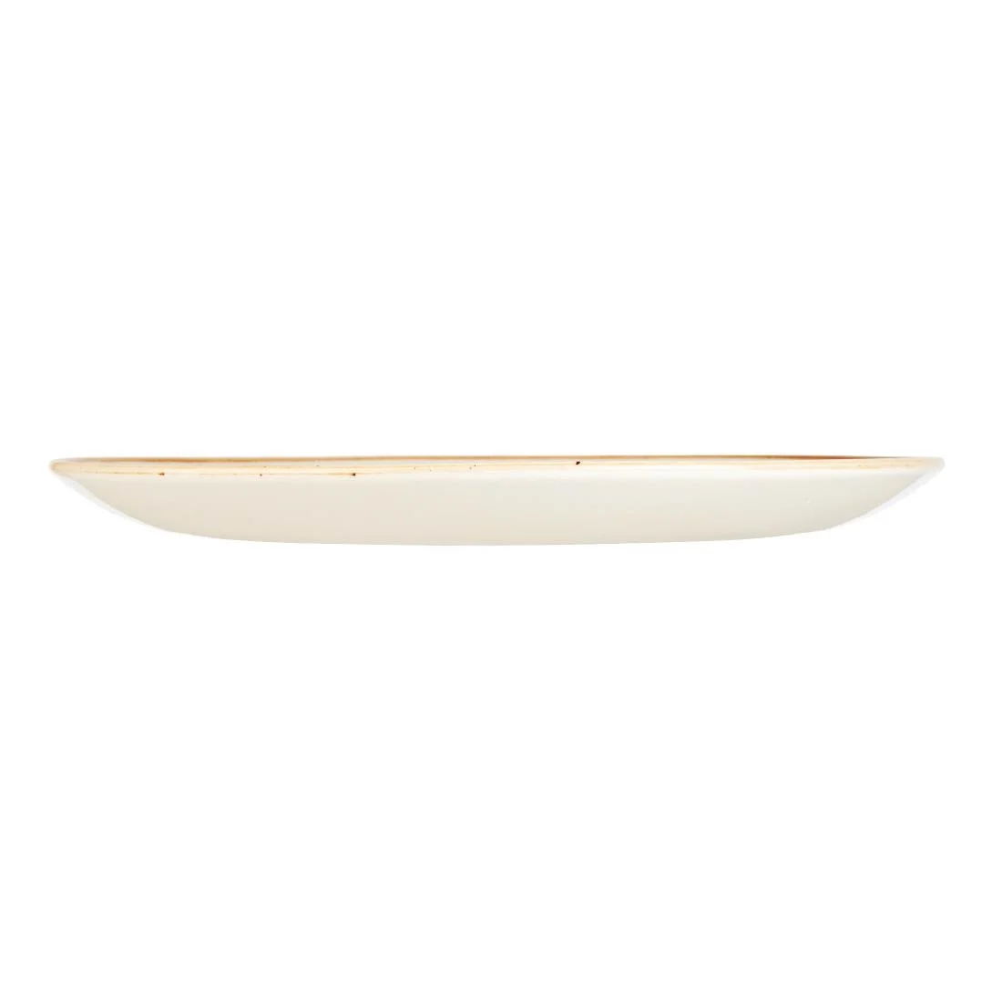 Churchill Stonecast Round Coupe Plate Mustard Seed Yellow 288mm - Image 2