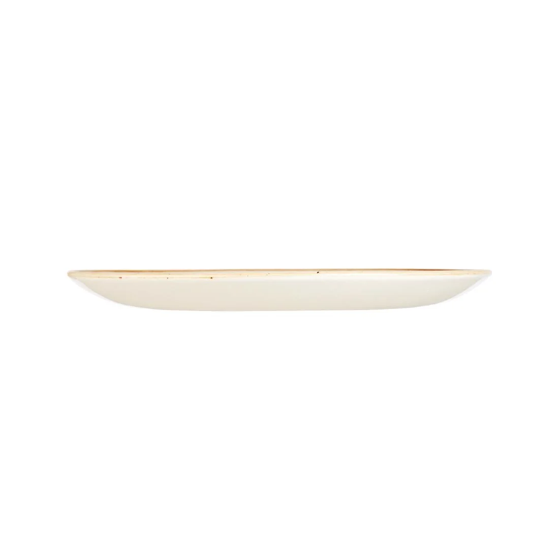 Churchill Stonecast Round Coupe Plate Mustard Seed Yellow 260mm - Image 2