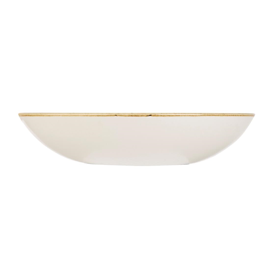 Churchill Stonecast Round Coupe Bowl Mustard Seed Yellow 248mm