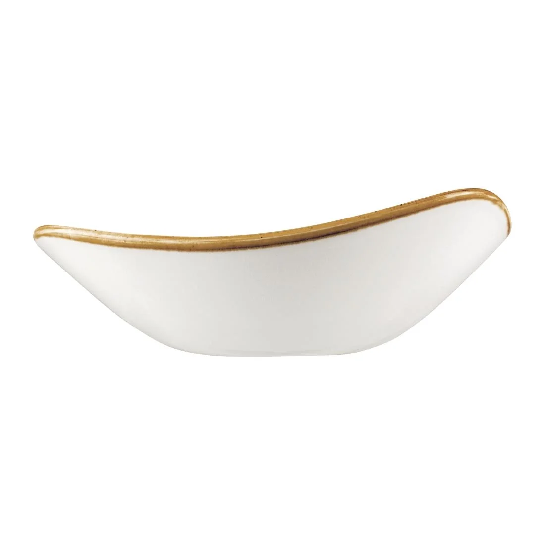 Churchill Stonecast Triangle Bowl Mustard Seed Yellow 229mm - Image 2