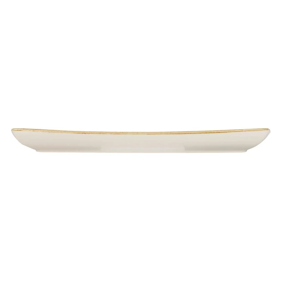 Churchill Stonecast Rectangular Plate Mustard Seed Yellow 295 x 150mm - Image 2