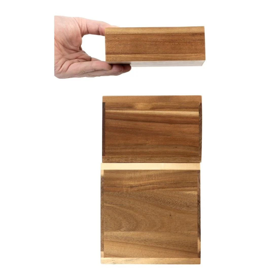 Olympia Acacia Riser Blocks 50/100/150(H)mm (3 Pack) - Image 4