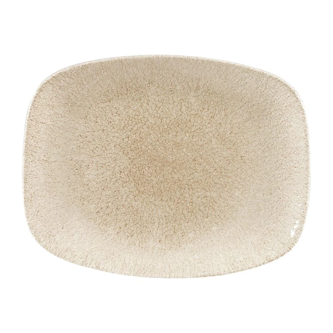 Churchill Raku Oblong Chef Plates Agate Grey 202 x 261mm (12 Pack) - Image 1