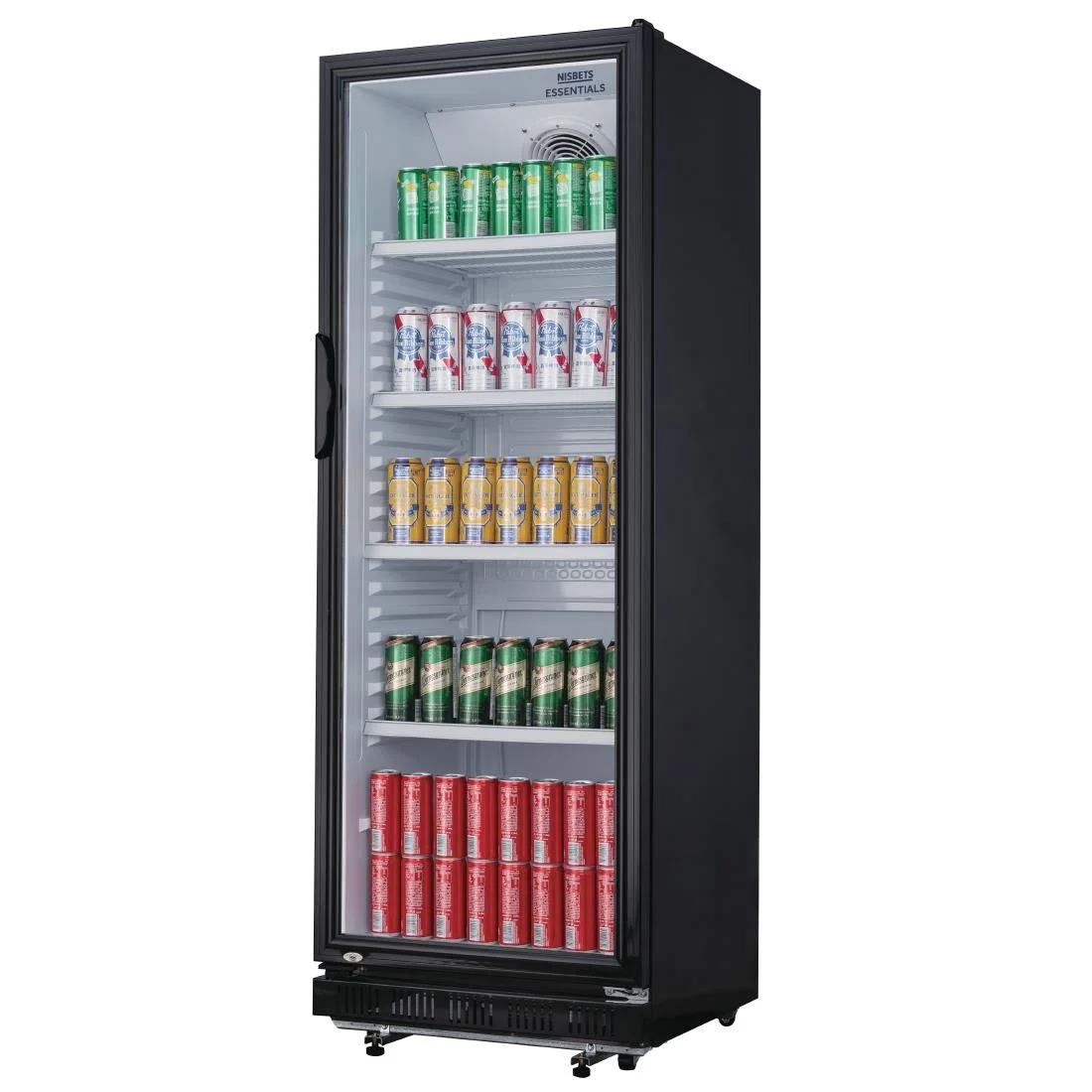 Nisbets Essentials Upright Display Cooler Black - 346Ltr - Image 3