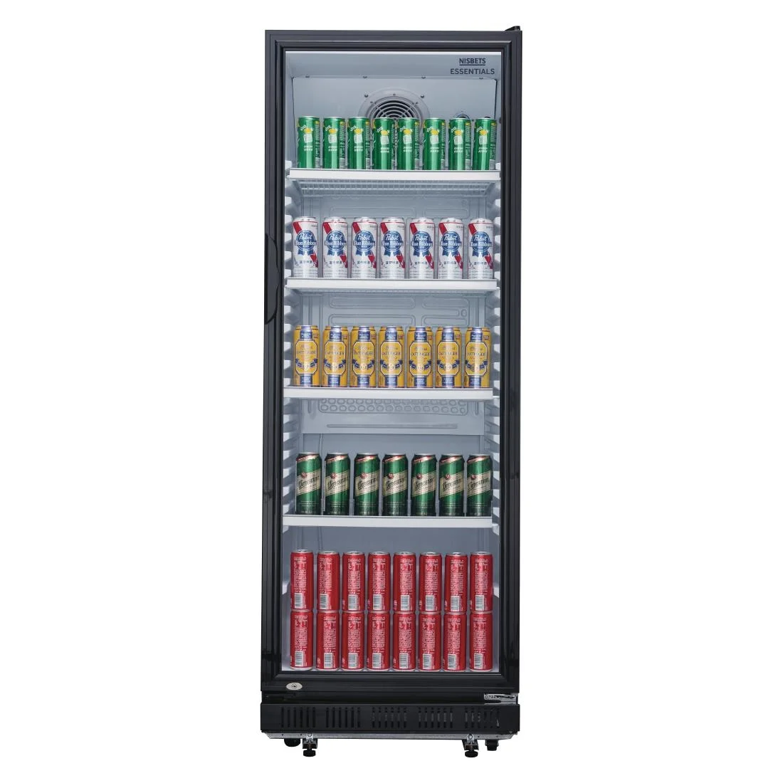 Nisbets Essentials Upright Display Cooler Black - 346Ltr - Image 4