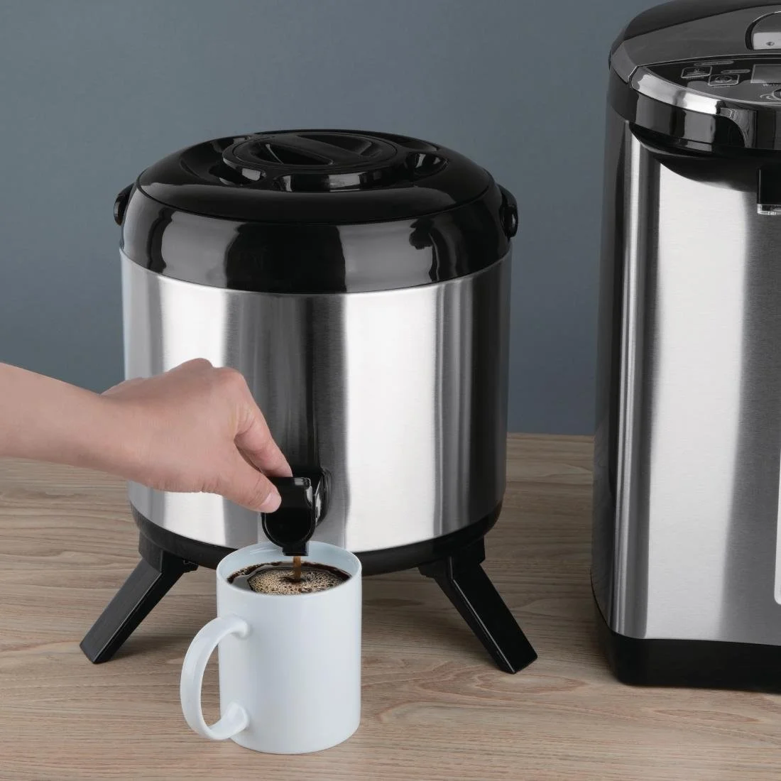 Olympia Stainless Steel Double-Wall Beverage Dispenser 6Ltr - Image 7