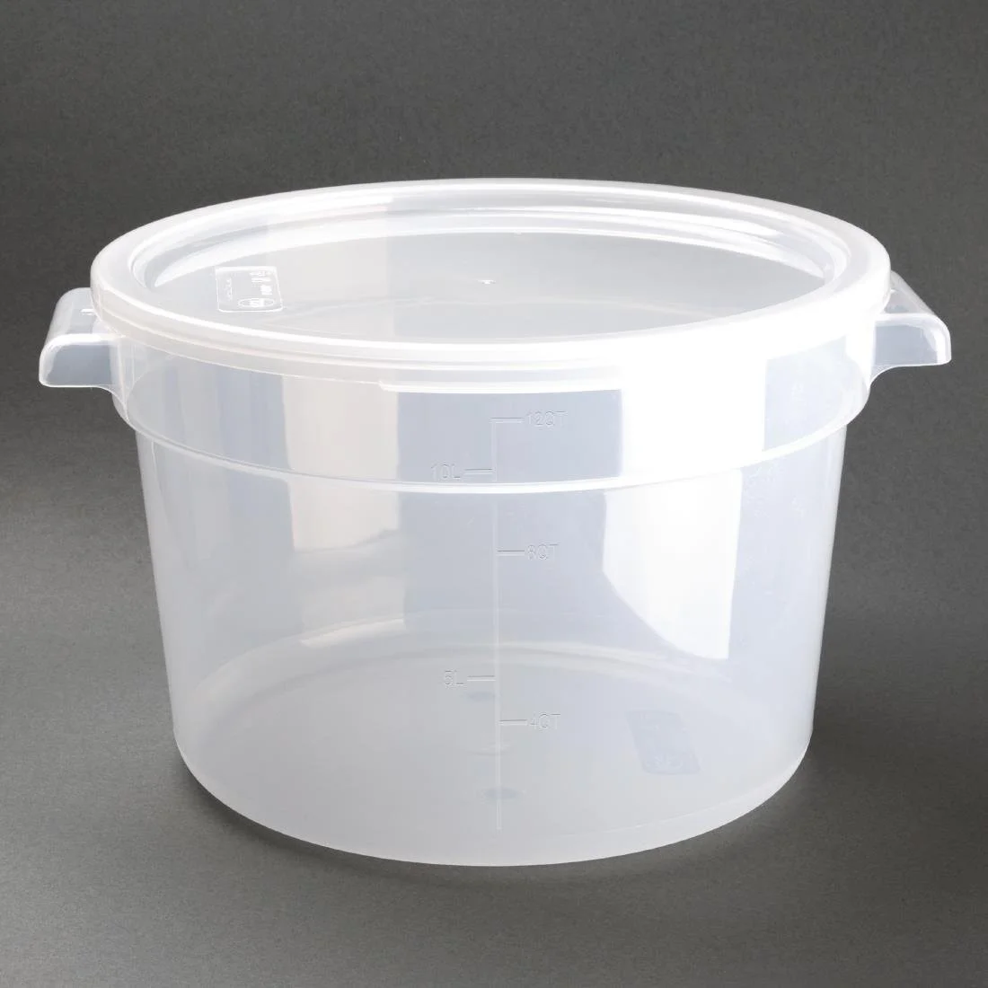 Vogue Polypropylene Round Food Storage Container 10Ltr - Image 6