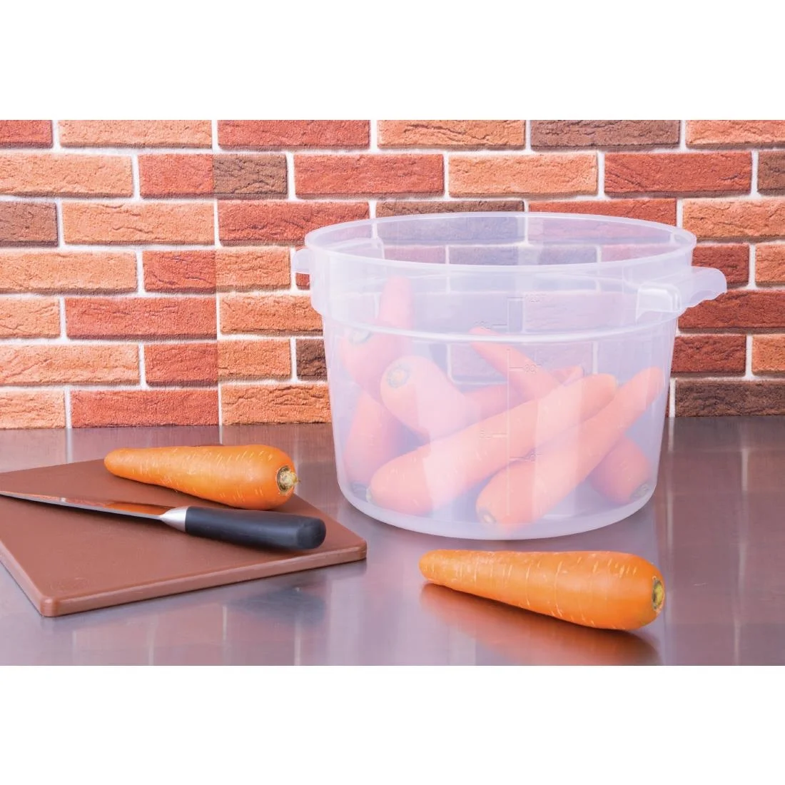 Vogue Polypropylene Round Food Storage Container 10Ltr - Image 9