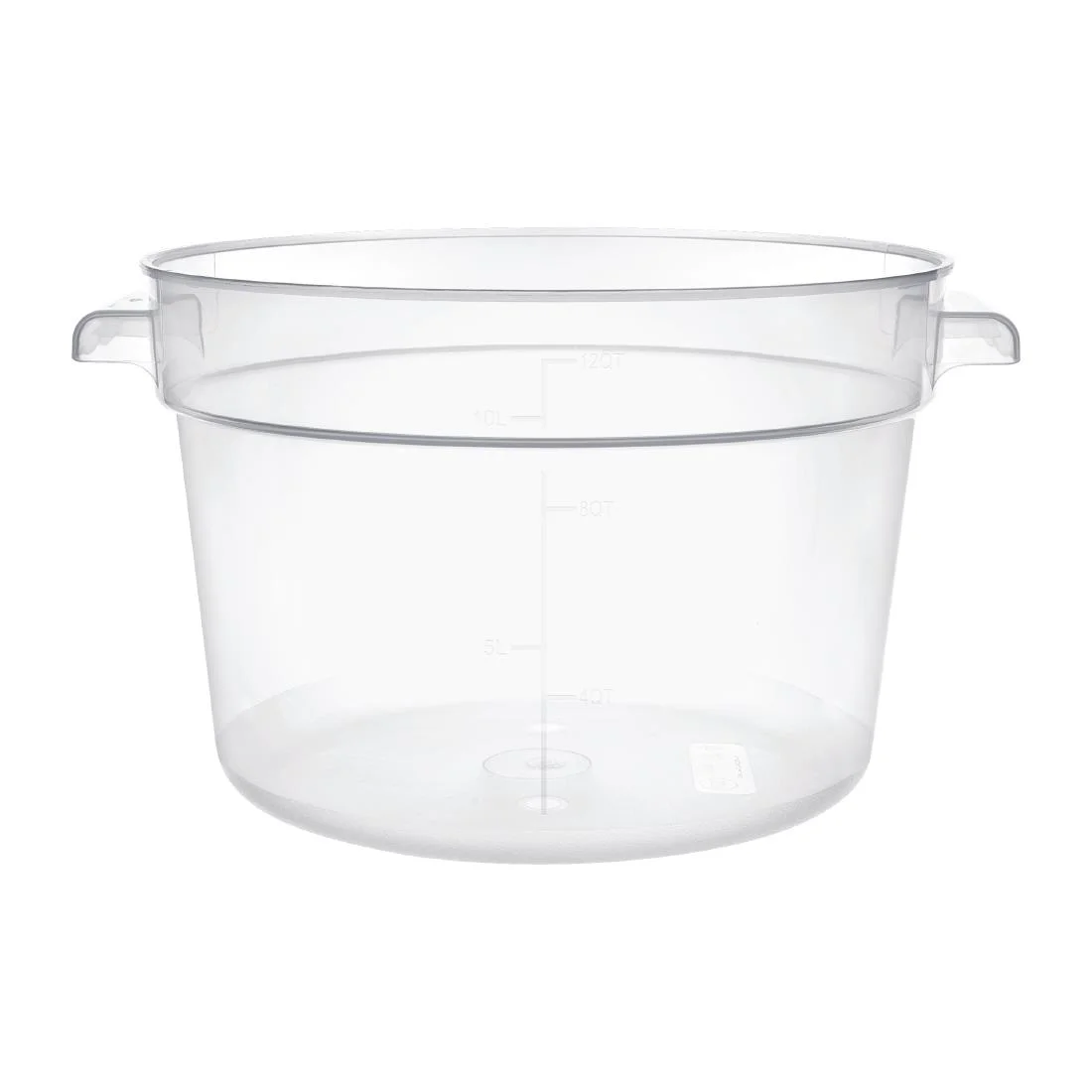 Vogue Polypropylene Round Food Storage Container 10Ltr - Image 2