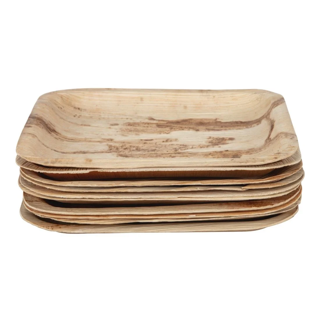 Fiesta Compostable Palm Leaf Plates Square 200mm (100 Pack) - Image 4