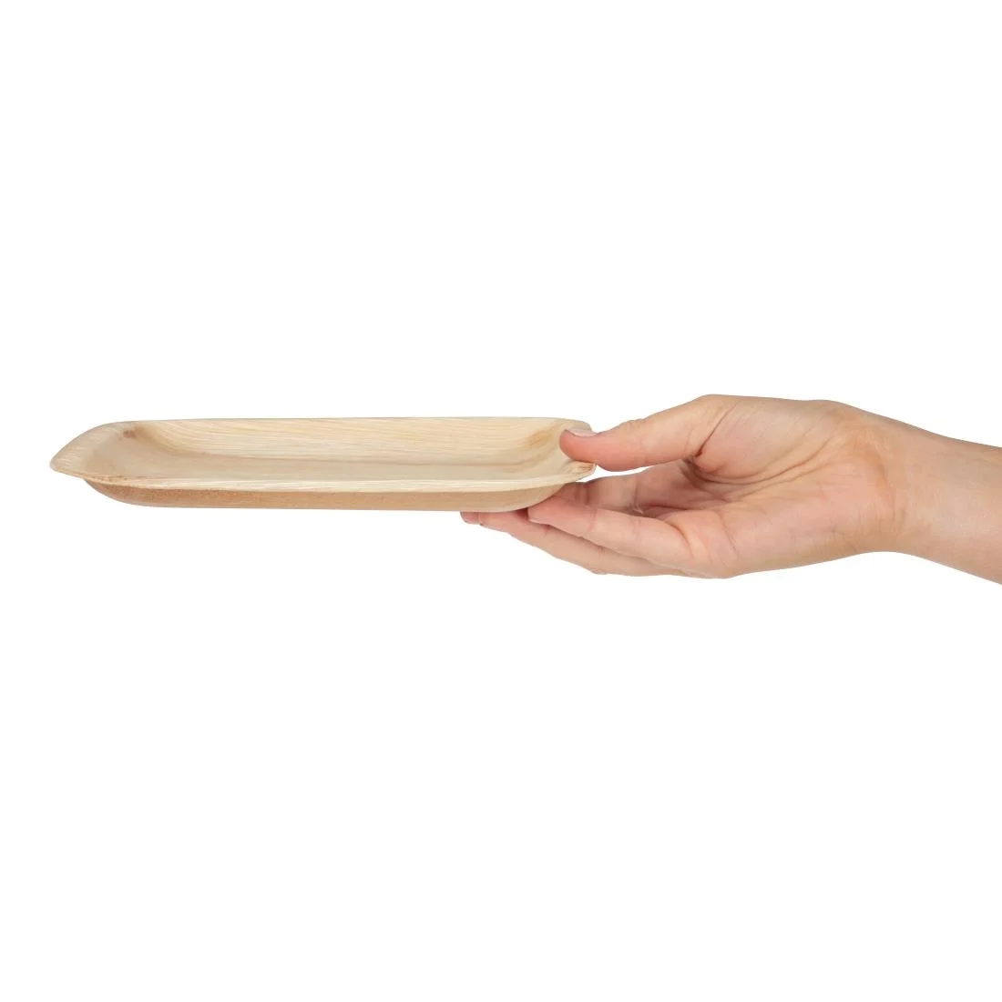 Fiesta Compostable Palm Leaf Plates Square 200mm (100 Pack) - Image 6