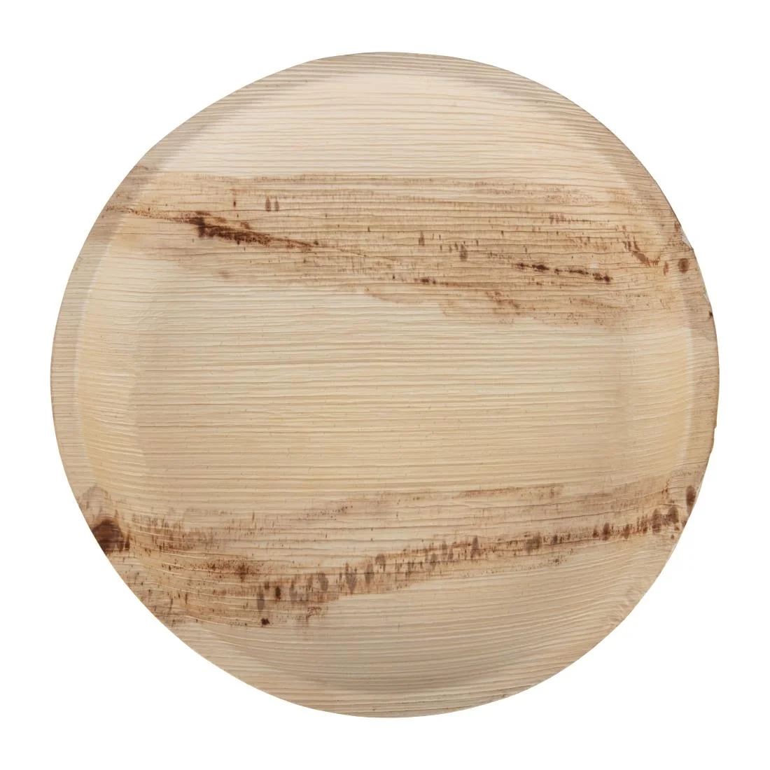 Fiesta Compostable Palm Leaf Plates Round 250mm (100 Pack) - Image 1