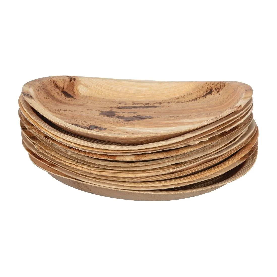 Fiesta Compostable Palm Leaf Plates Round 250mm (100 Pack) - Image 4