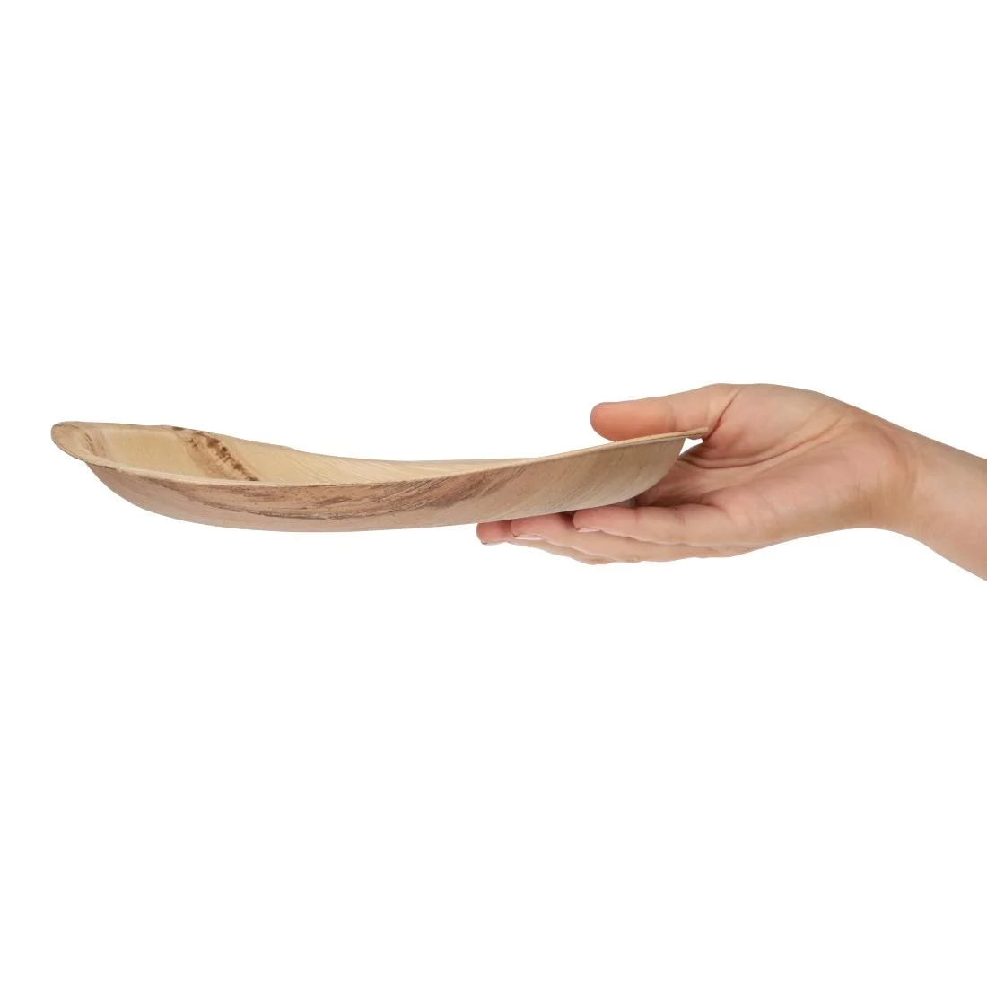 Fiesta Compostable Palm Leaf Plates Round 250mm (100 Pack) - Image 6