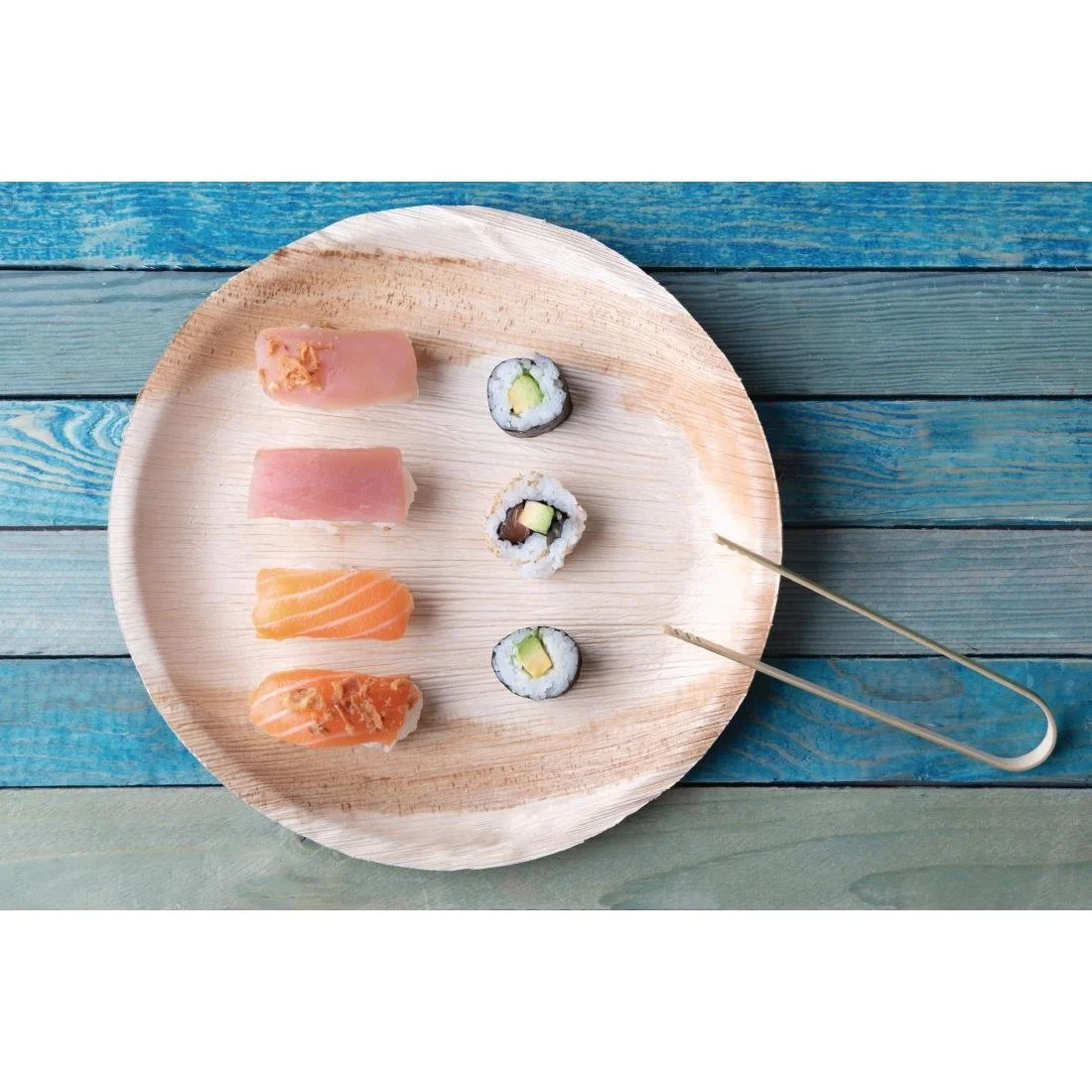 Fiesta Compostable Palm Leaf Plates Round 250mm (100 Pack) - Image 7