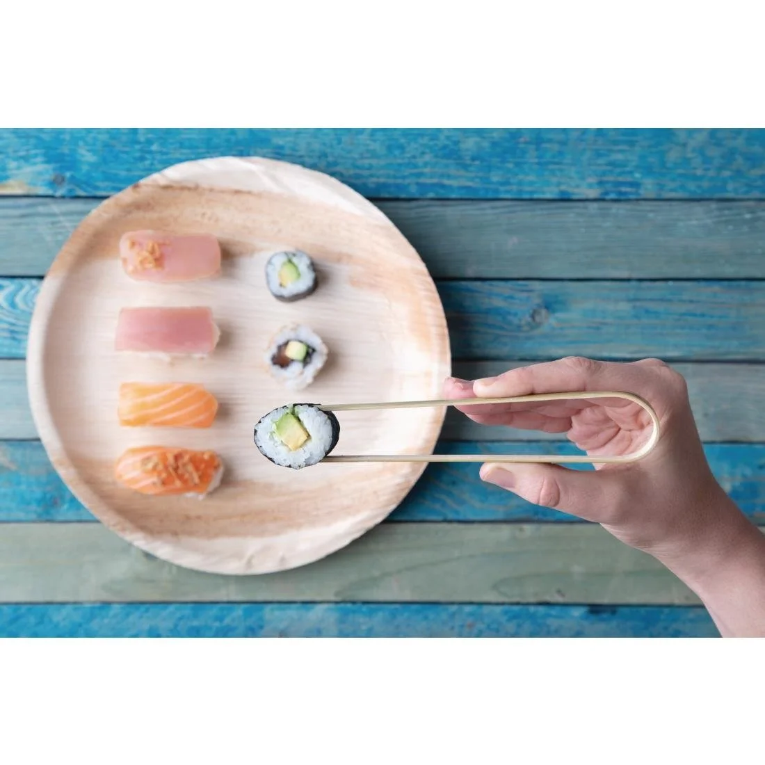 Fiesta Compostable Palm Leaf Plates Round 250mm (100 Pack) - Image 8