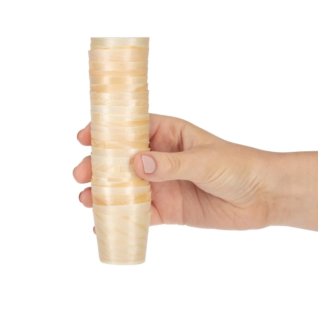 Fiesta Compostable Wooden Sauce Pots 38ml / 1.25oz (Pack of 100) - Image 4