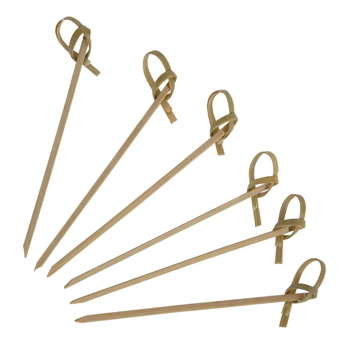 Fiesta Compostable Bamboo Looped Skewers 90mm (Pack of 100) - Image 4