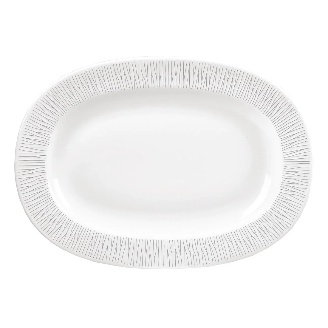 Churchill Bamboo Oval Dish Medium Rimmed 279mm