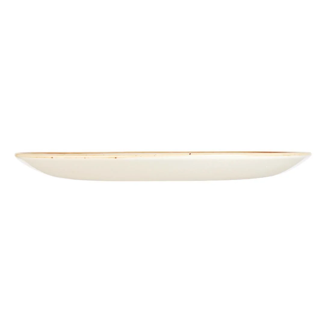 Churchill Stonecast Round Coupe Plate Barley White 200mm - Image 2